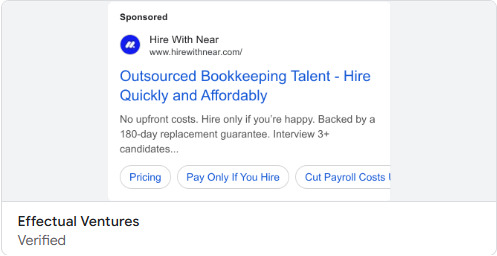 Near search ad